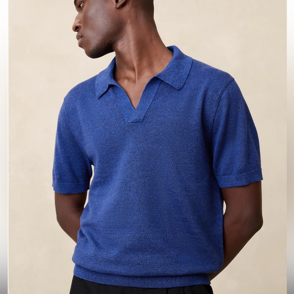 BNWT Giorgio Linen Cotton Polo from Banana Republic